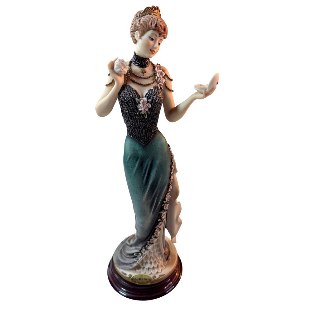 Vintage Giuseppe Armani Florence Serena Figurine 0349-C Lady Statue Italy 1996